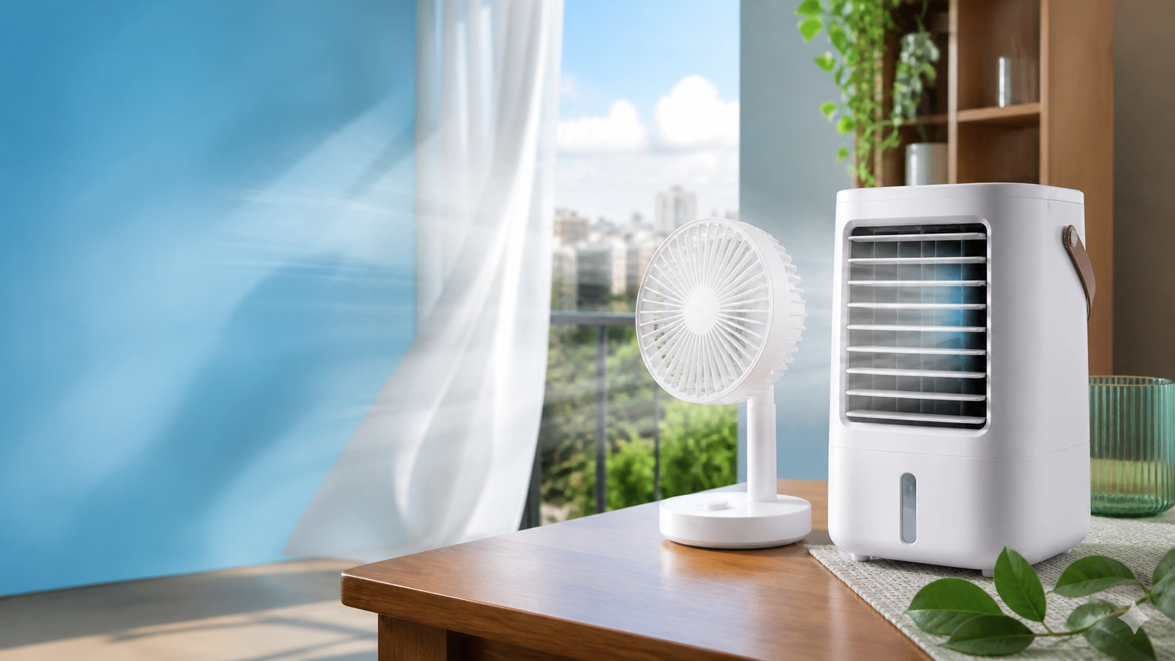 Portable fan and air cooler for online sellers in Kenya